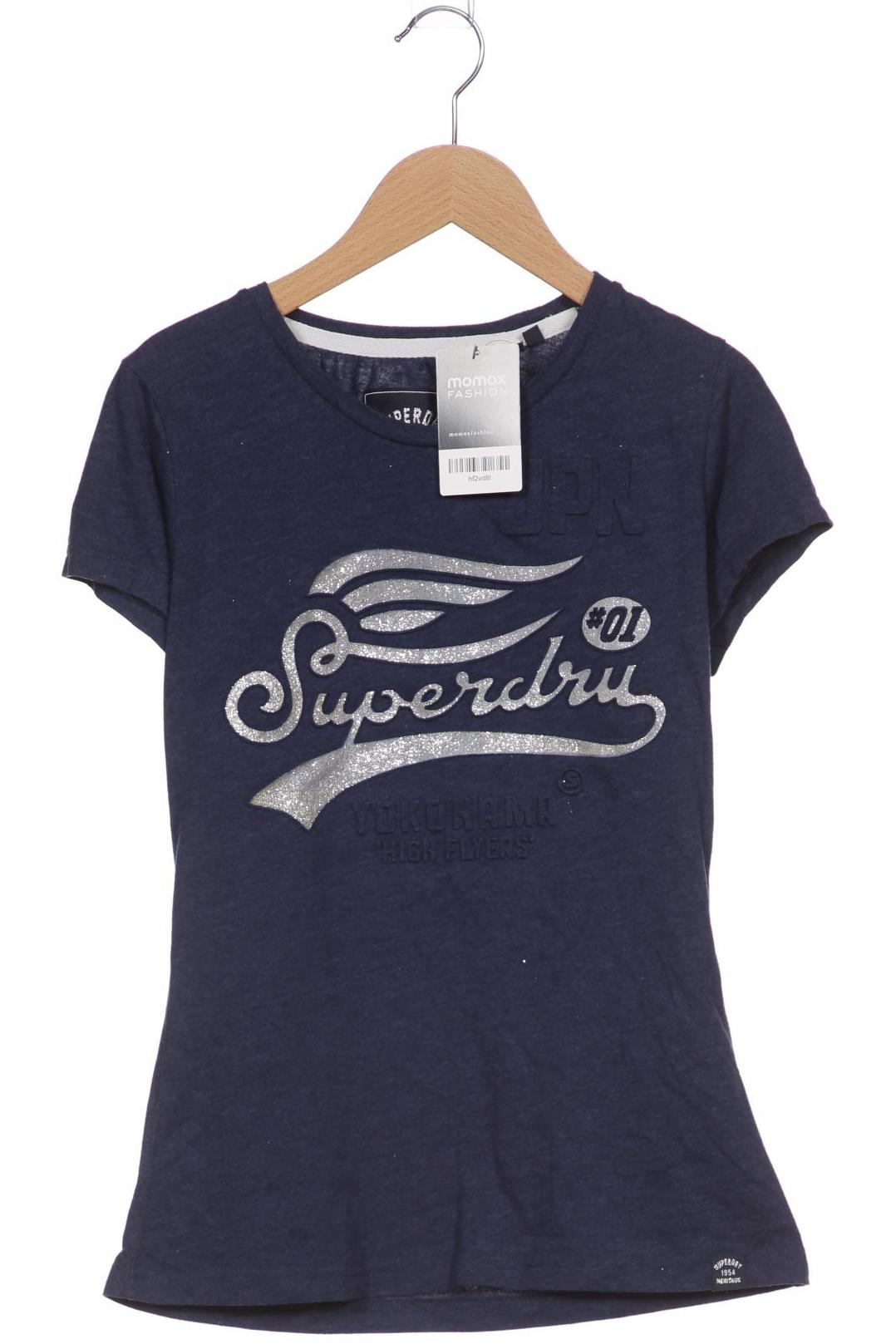 

Superdry Damen T-Shirt, marineblau, Gr. 38