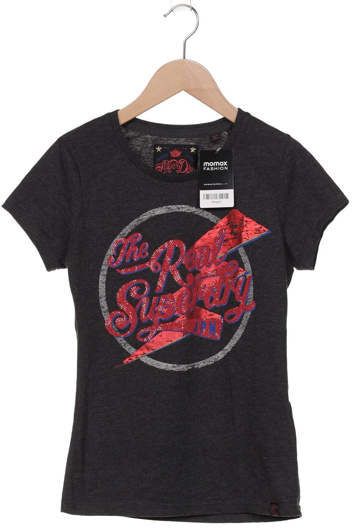 

Superdry Damen T-Shirt, grau, Gr. 38