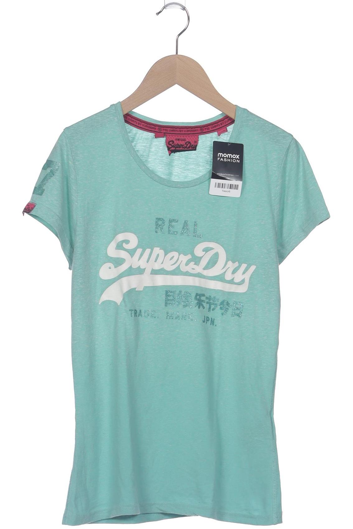 

Superdry Damen T-Shirt, türkis, Gr. 38