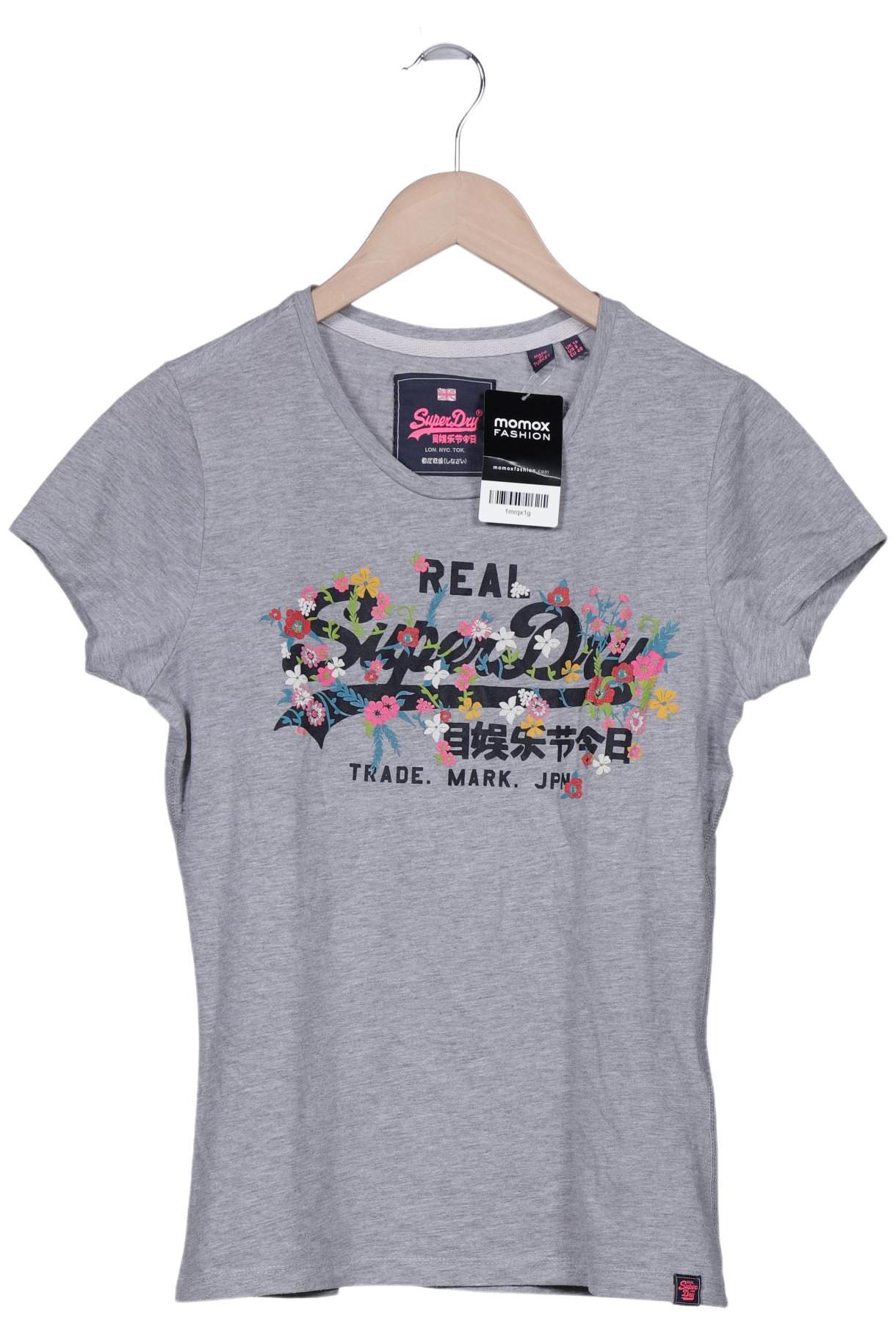 

Superdry Damen T-Shirt, grau, Gr. 40