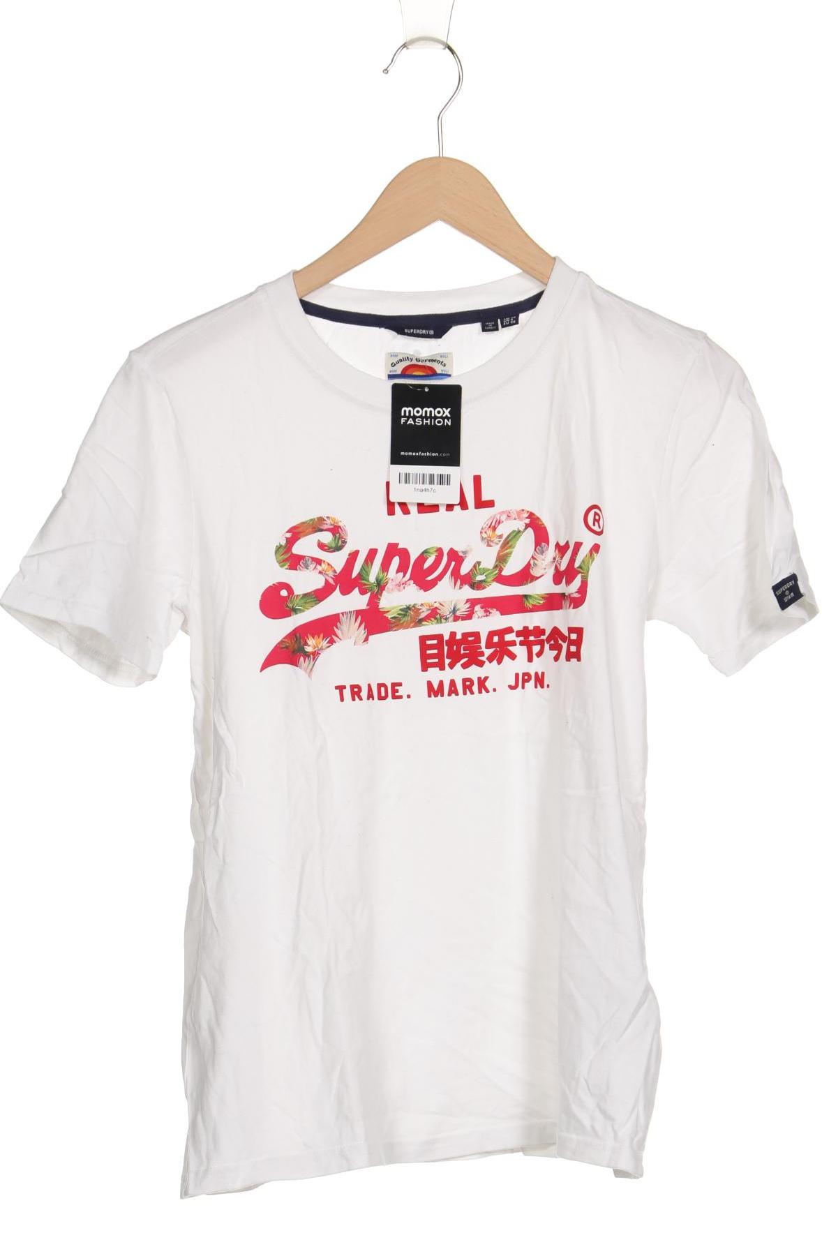 

Superdry Damen T-Shirt, weiß, Gr. 38