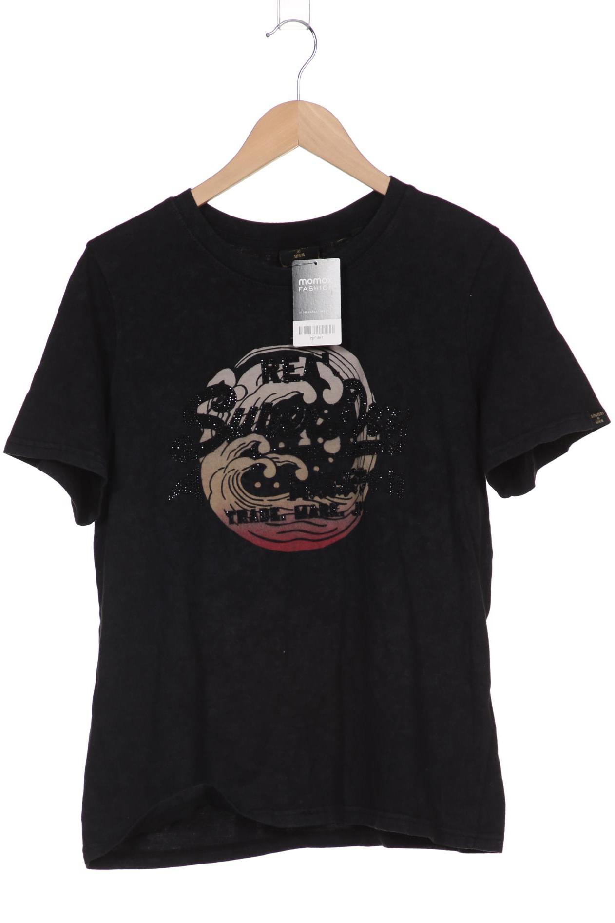 

Superdry Damen T-Shirt, schwarz, Gr. 42