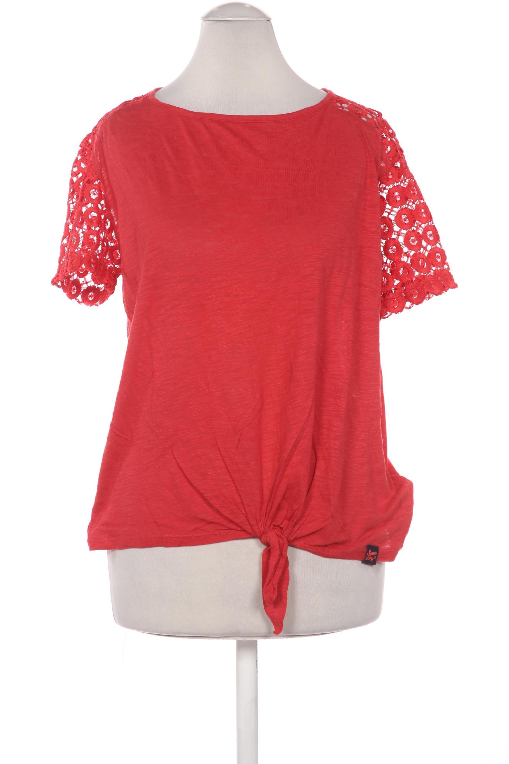 

Superdry Damen T-Shirt, rot, Gr. 38