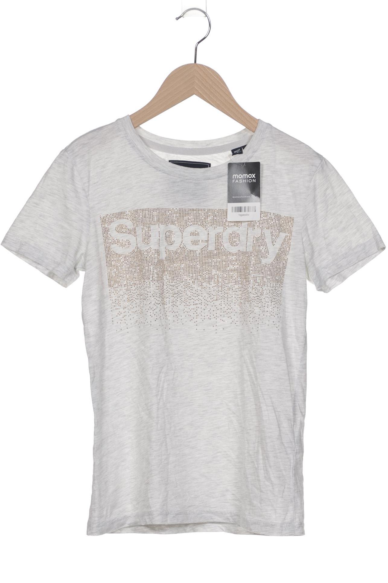

Superdry Damen T-Shirt, grau, Gr. 34