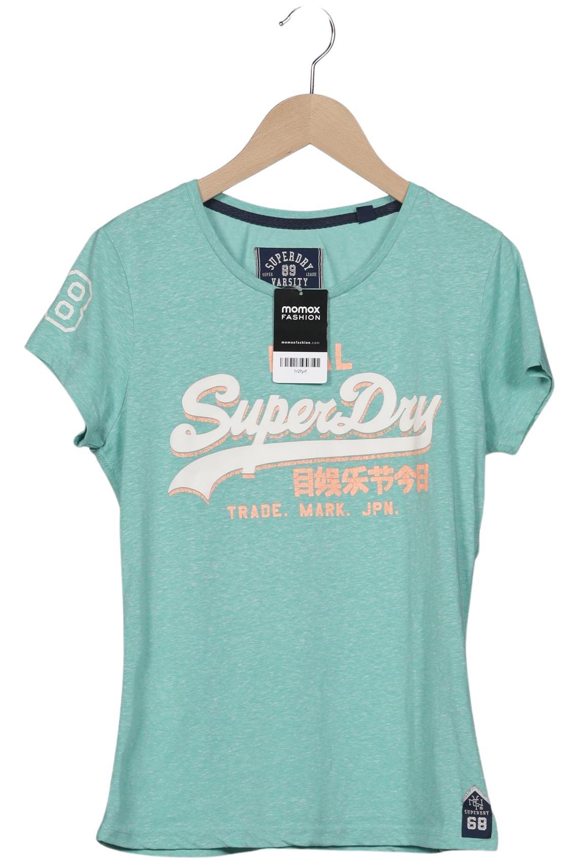 

Superdry Damen T-Shirt, grün, Gr. 38