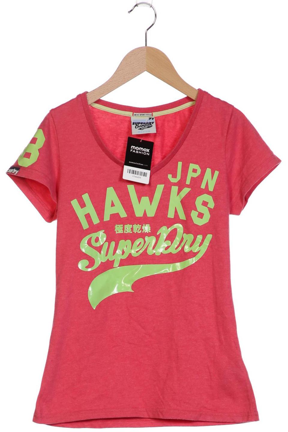

Superdry Damen T-Shirt, rot, Gr. 38