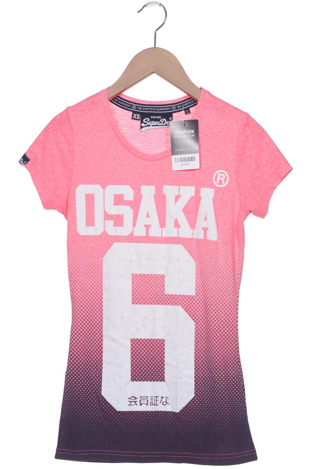 

Superdry Damen T-Shirt, pink, Gr. 34