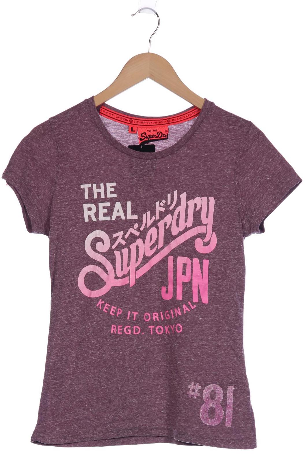 

Superdry Damen T-Shirt, pink, Gr. 42