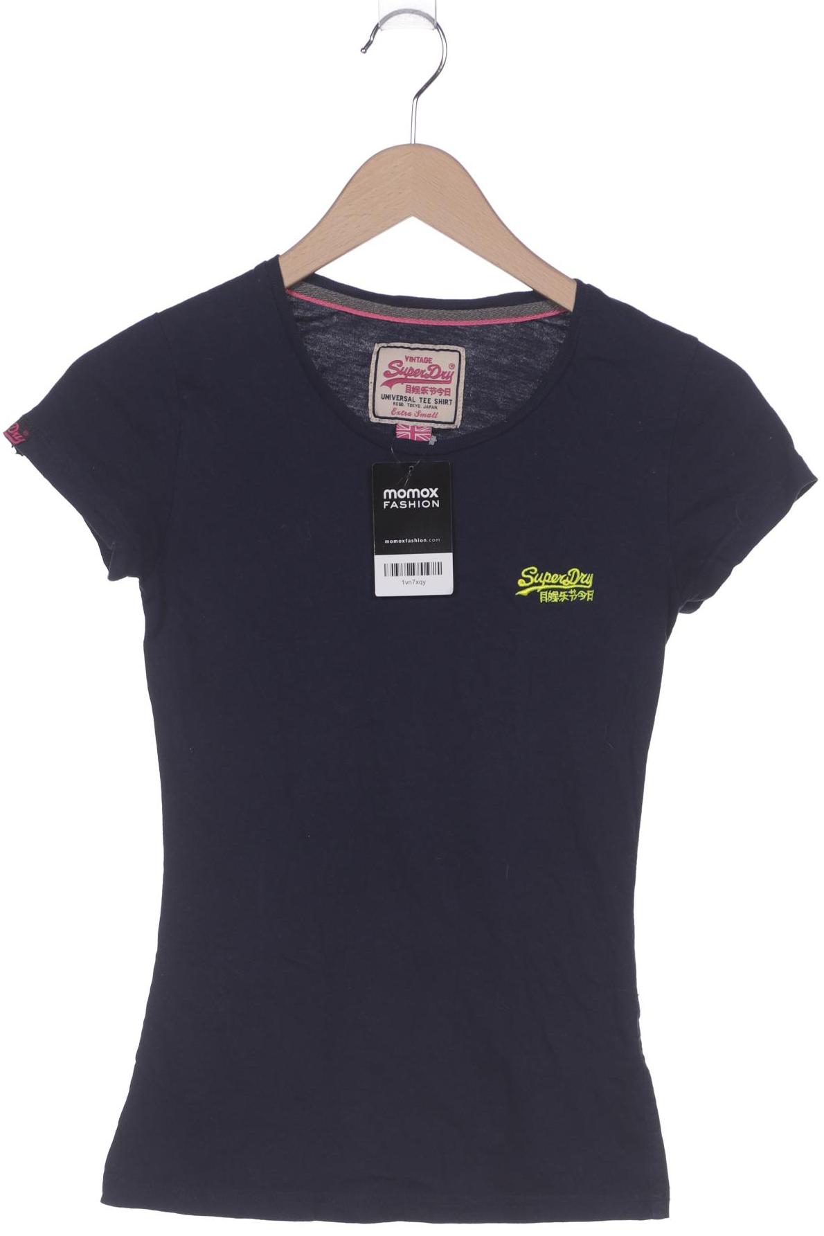 

Superdry Damen T-Shirt, marineblau, Gr. 34