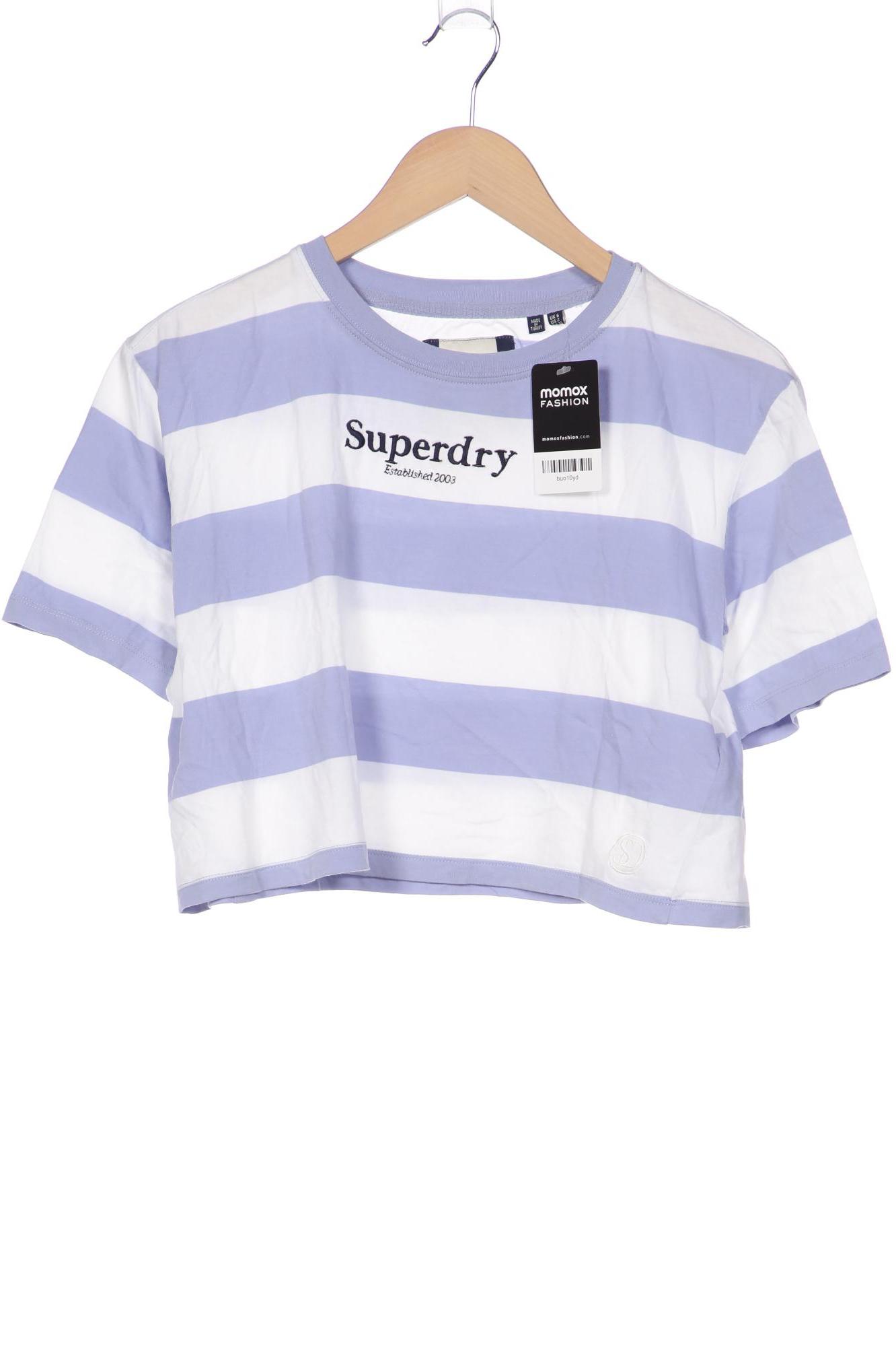 

Superdry Damen T-Shirt, hellblau, Gr. 34