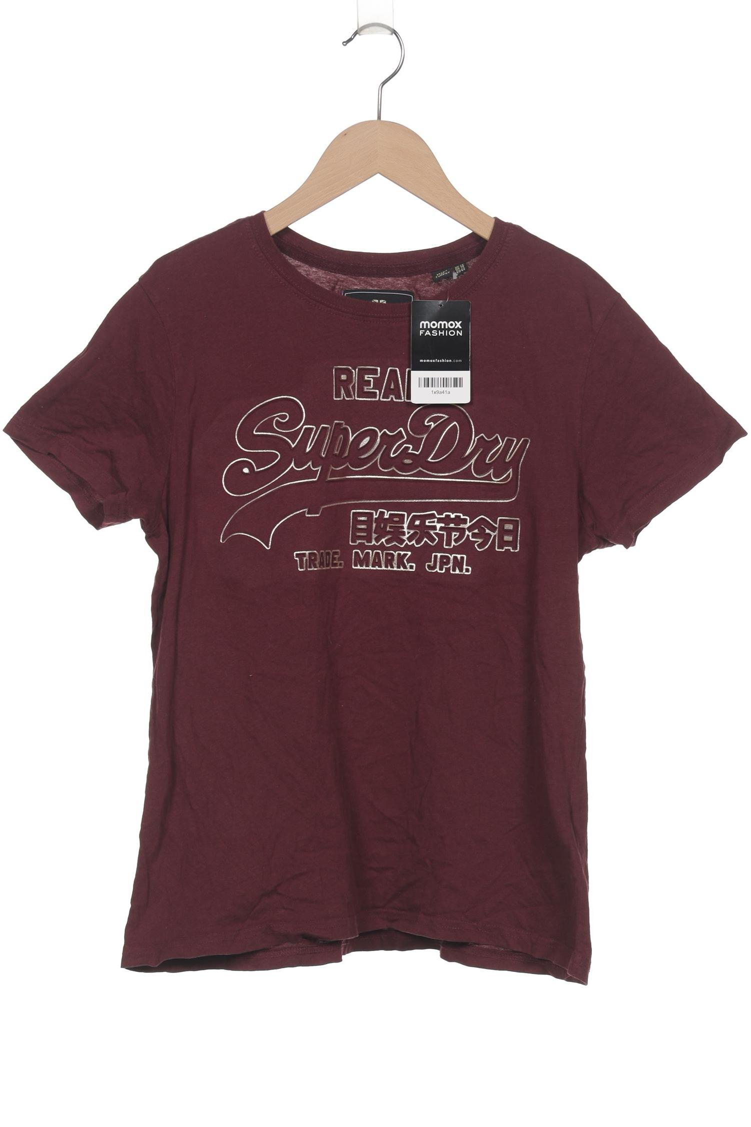 

Superdry Damen T-Shirt, bordeaux, Gr. 42
