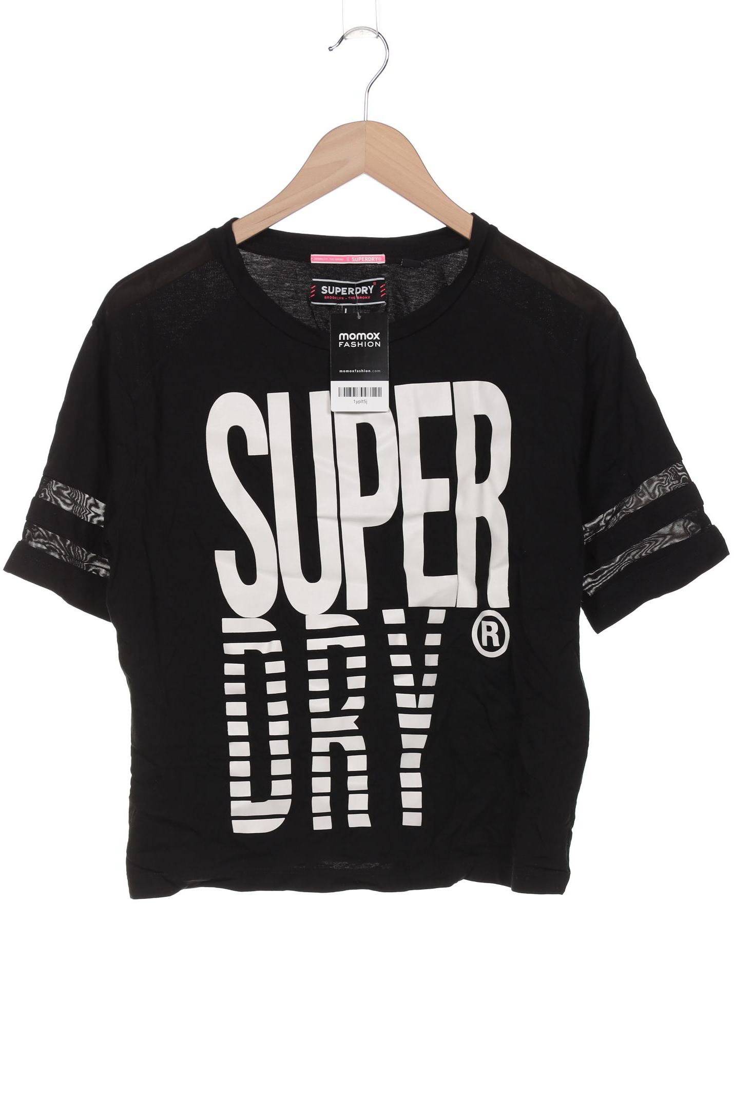 

Superdry Damen T-Shirt, schwarz, Gr. 42