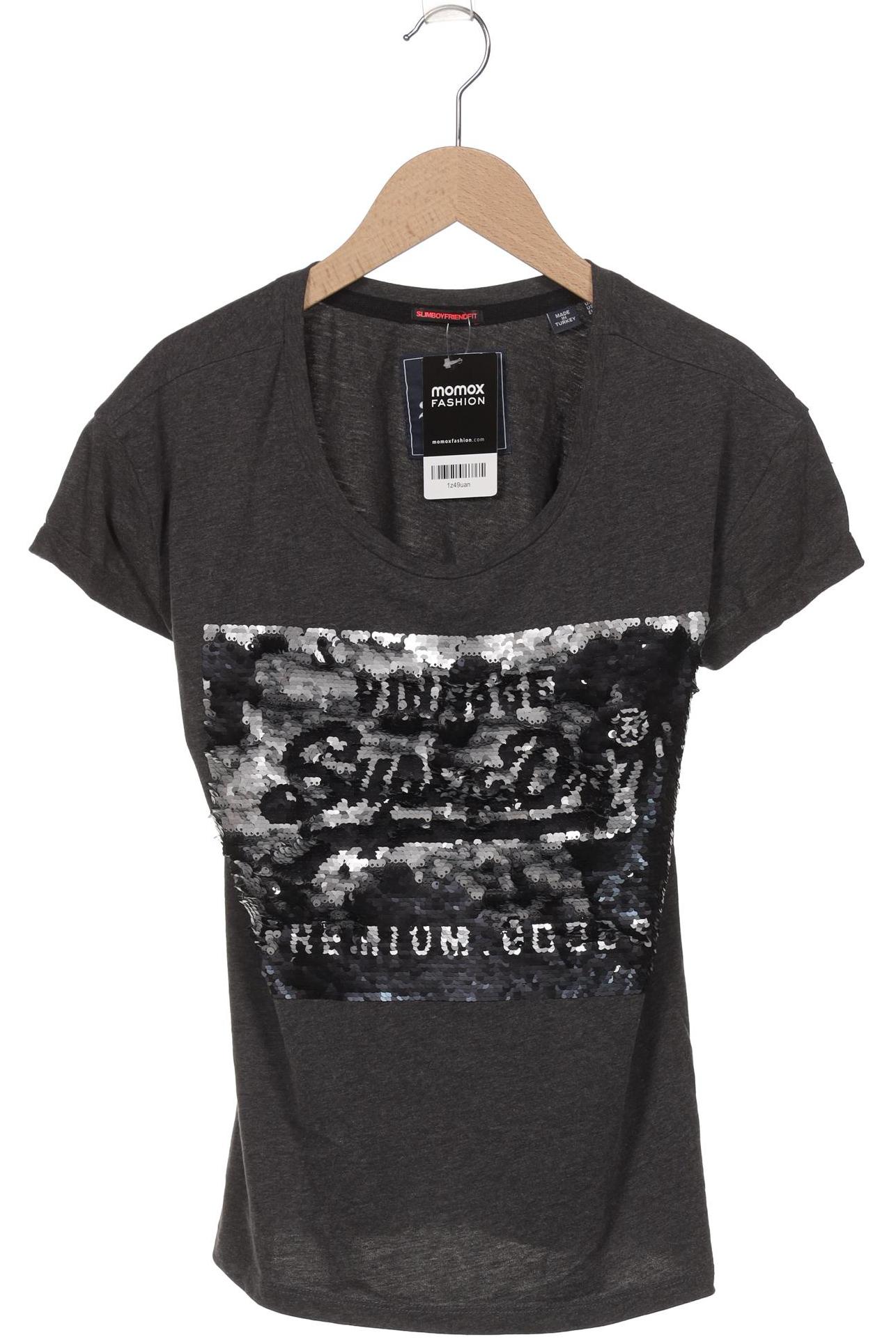 

Superdry Damen T-Shirt, grau, Gr. 36