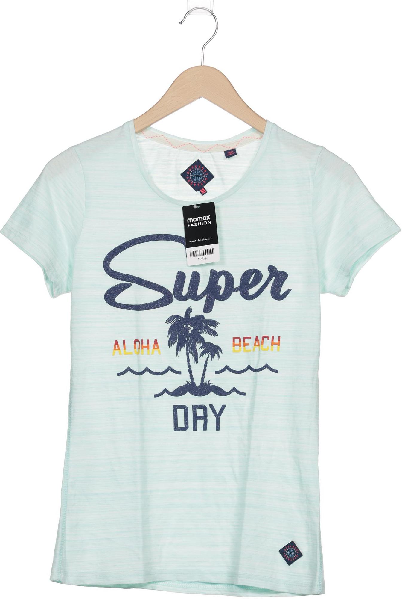 

Superdry Damen T-Shirt, hellgrün, Gr. 38
