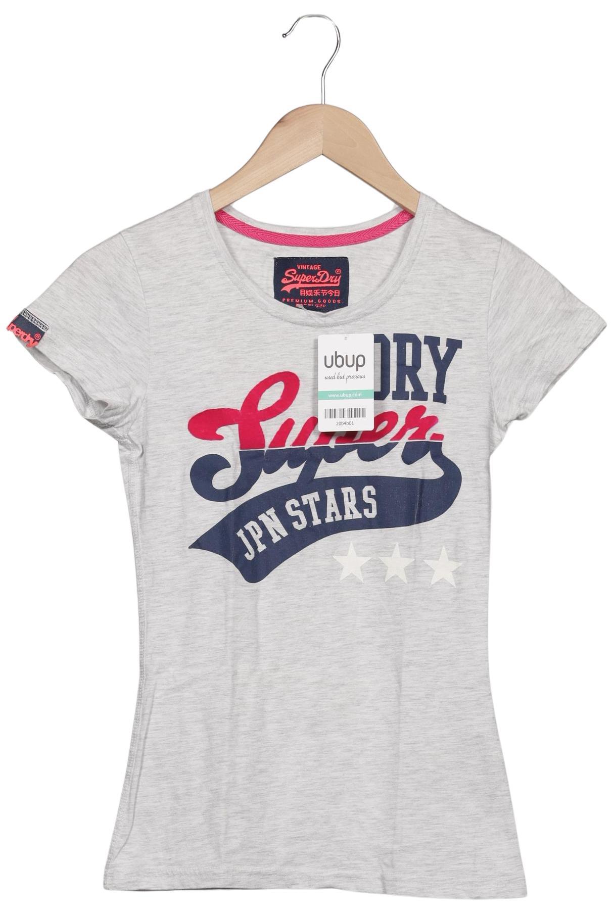 

Superdry Damen T-Shirt, grau, Gr. 34