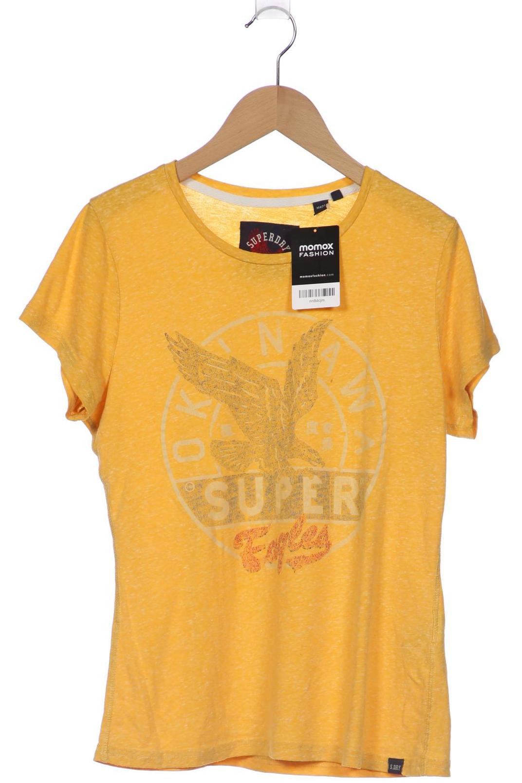 

Superdry Damen T-Shirt, gelb, Gr. 42