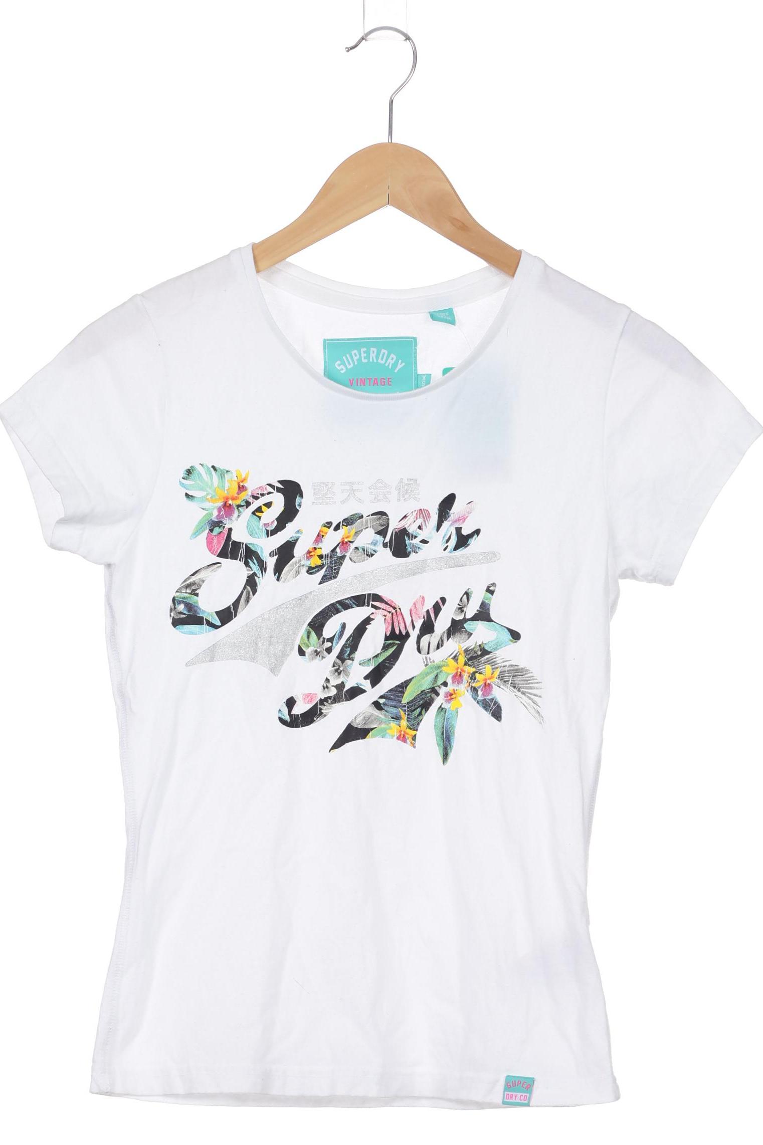 

Superdry Damen T-Shirt, weiß, Gr.