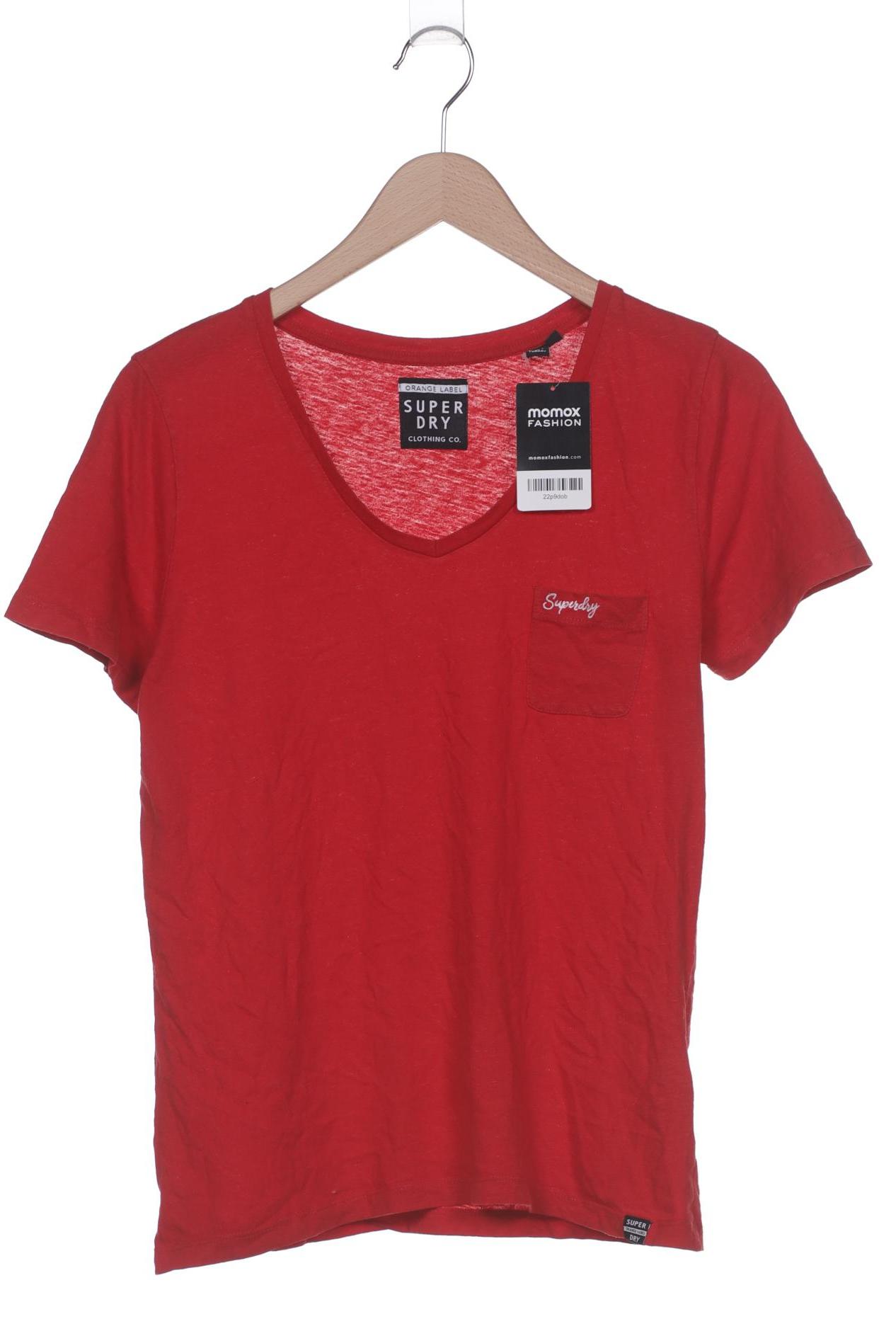 

Superdry Damen T-Shirt, rot, Gr. 40