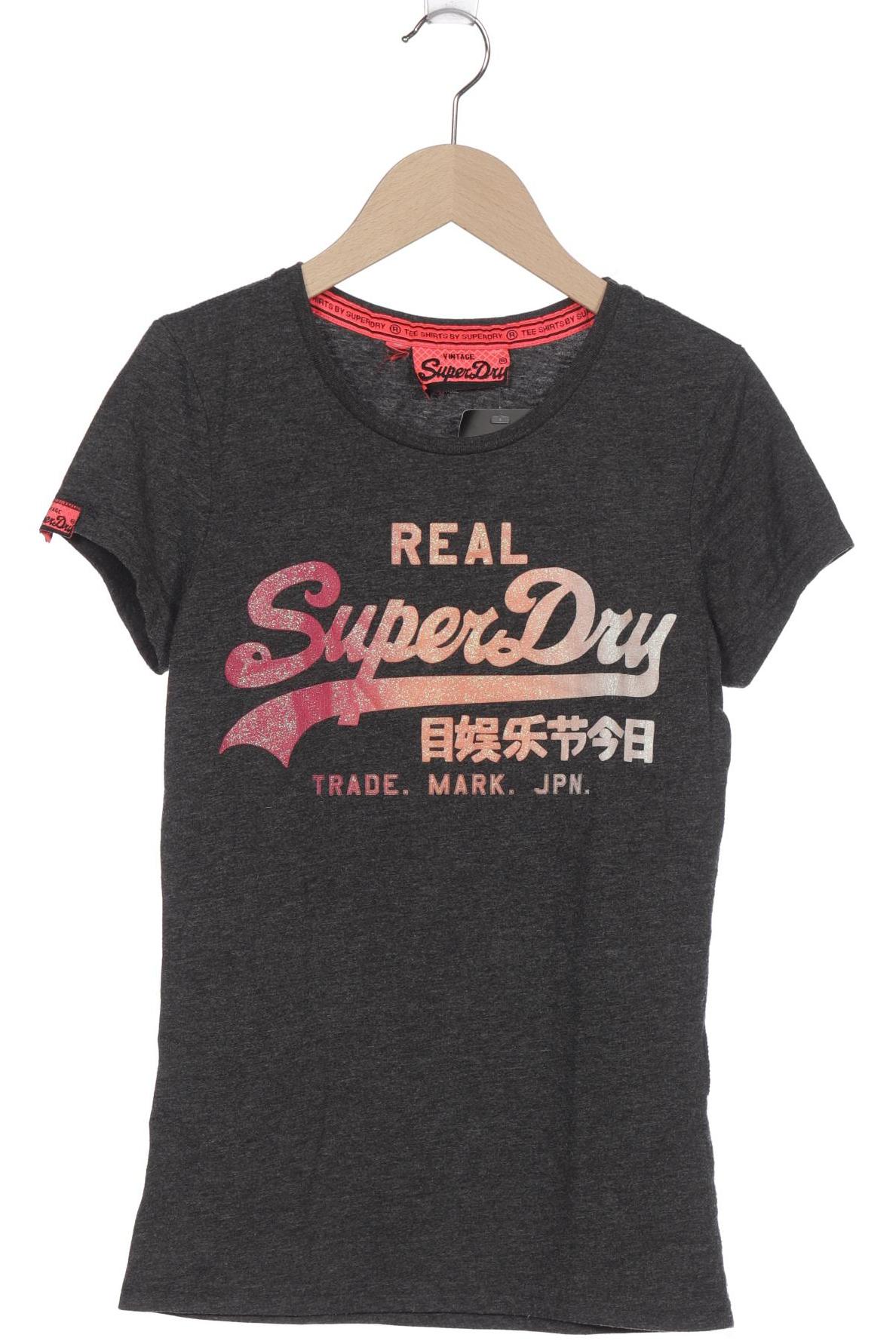 

Superdry Damen T-Shirt, grau, Gr. 34