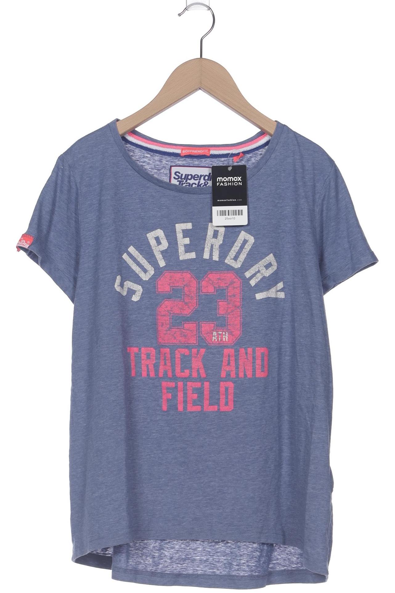 

Superdry Damen T-Shirt, blau, Gr. 38
