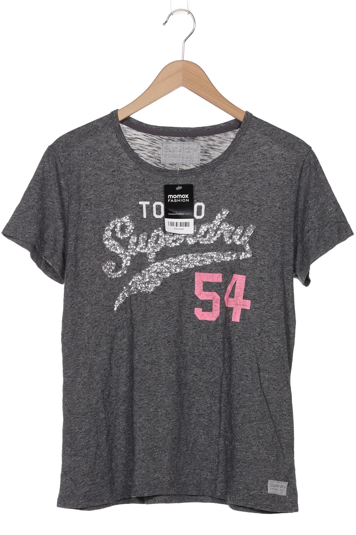 

Superdry Damen T-Shirt, grau, Gr. 38