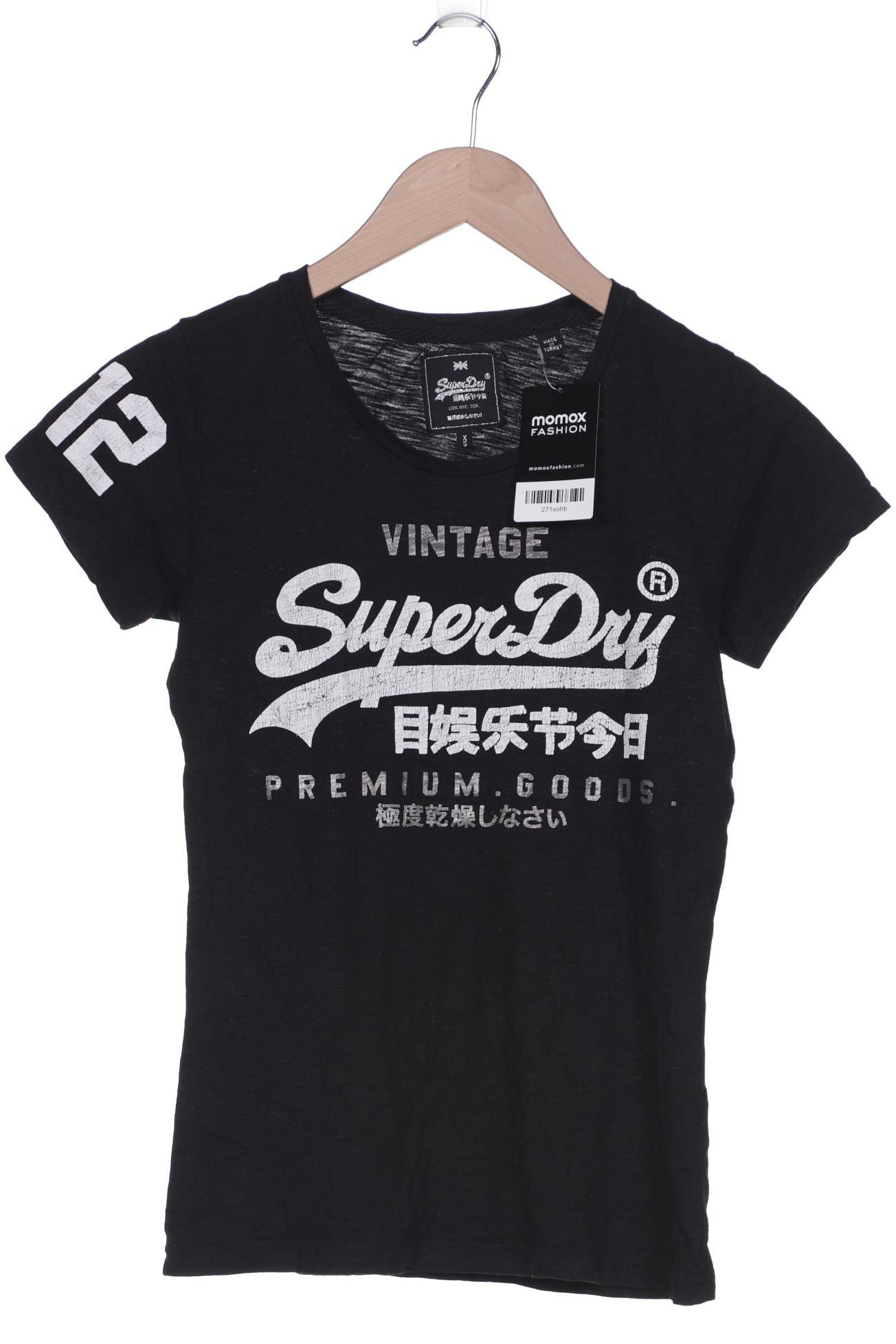 

Superdry Damen T-Shirt, schwarz