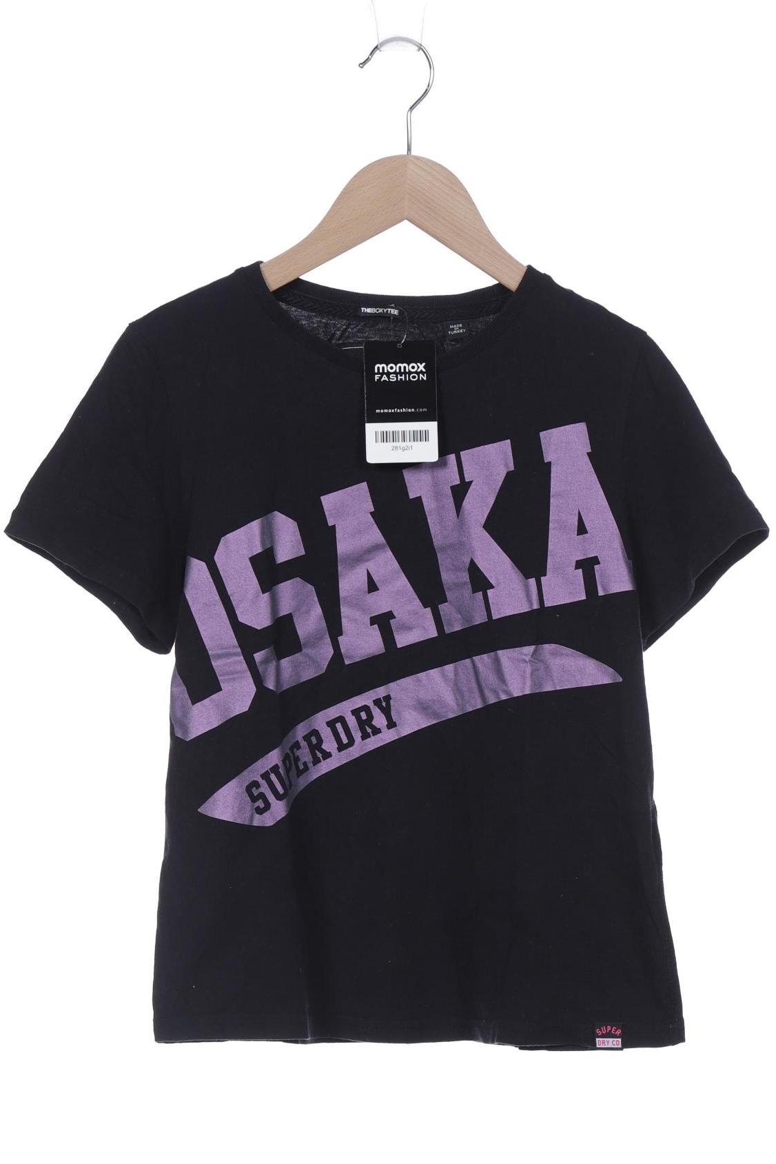 

Superdry Damen T-Shirt, schwarz, Gr. 36