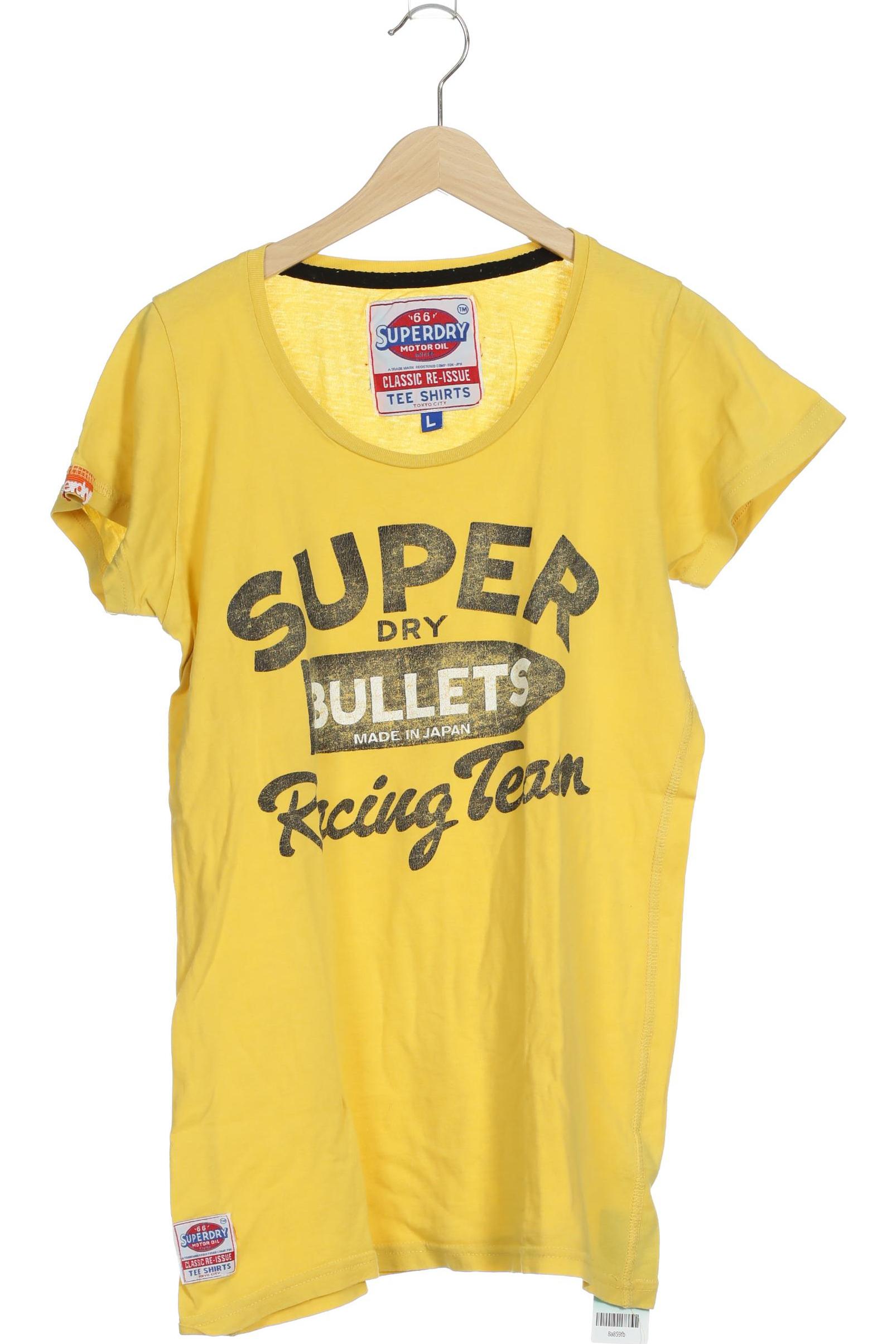 

Superdry Damen T-Shirt, gelb, Gr.