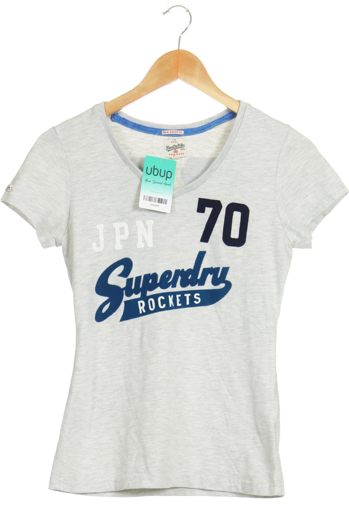 

Superdry Damen T-Shirt, grau, Gr. 38