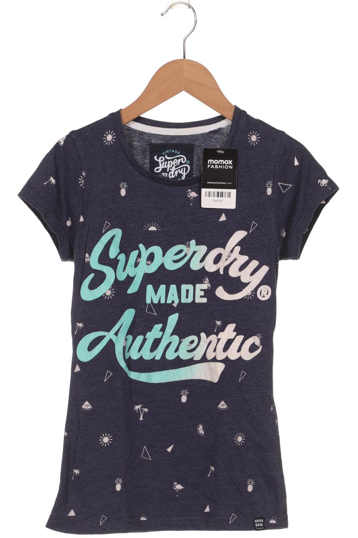 

Superdry Damen T-Shirt, marineblau