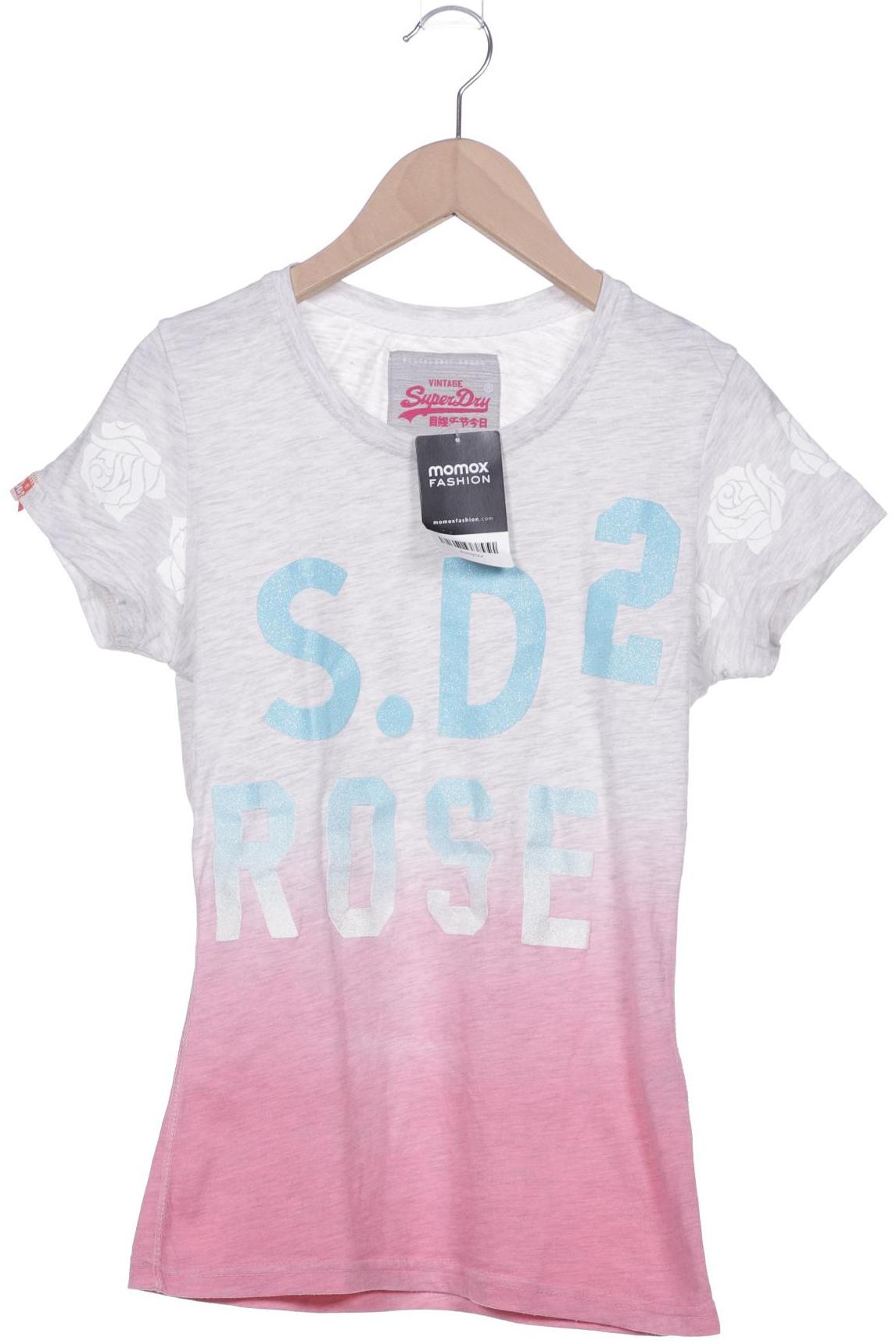 

Superdry Damen T-Shirt, grau, Gr. 34