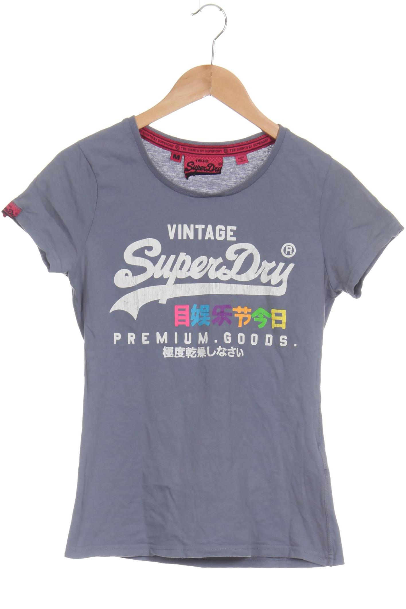 

Superdry Damen T-Shirt, blau, Gr. 38