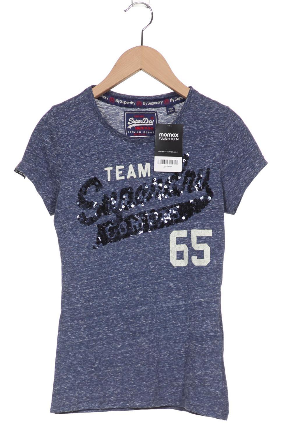 

Superdry Damen T-Shirt, blau, Gr. 34