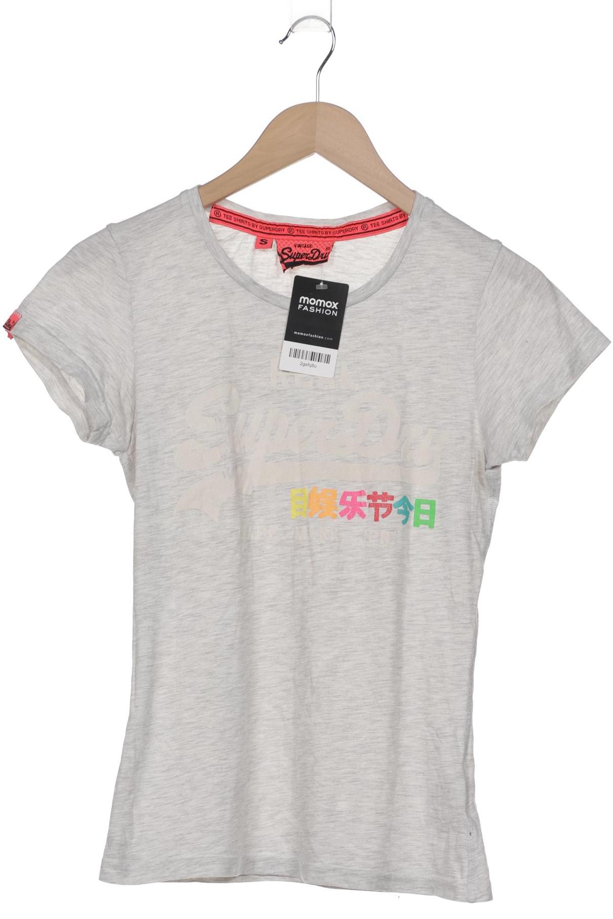 

Superdry Damen T-Shirt, grau, Gr. 36