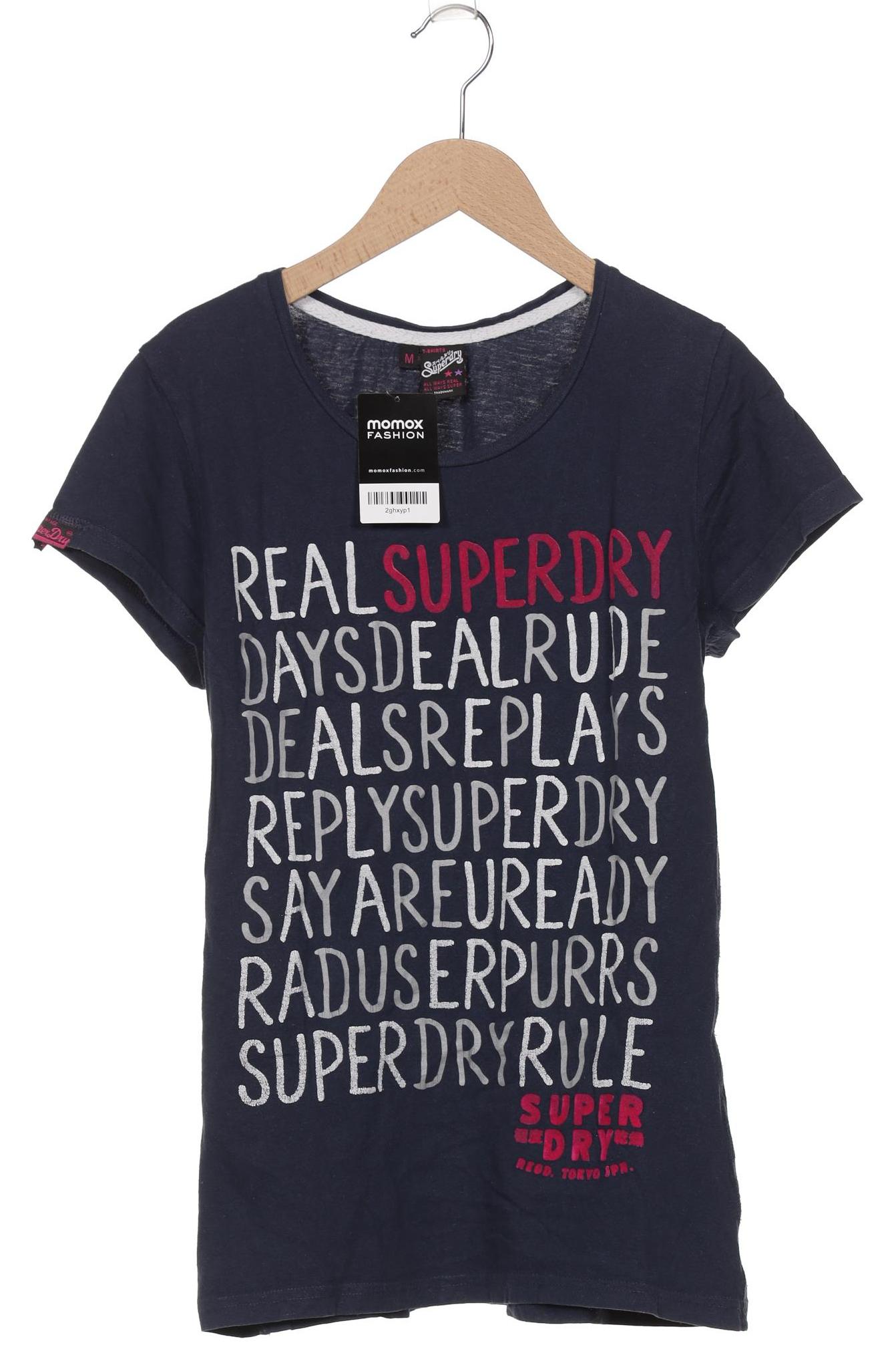 

Superdry Damen T-Shirt, marineblau, Gr. 38