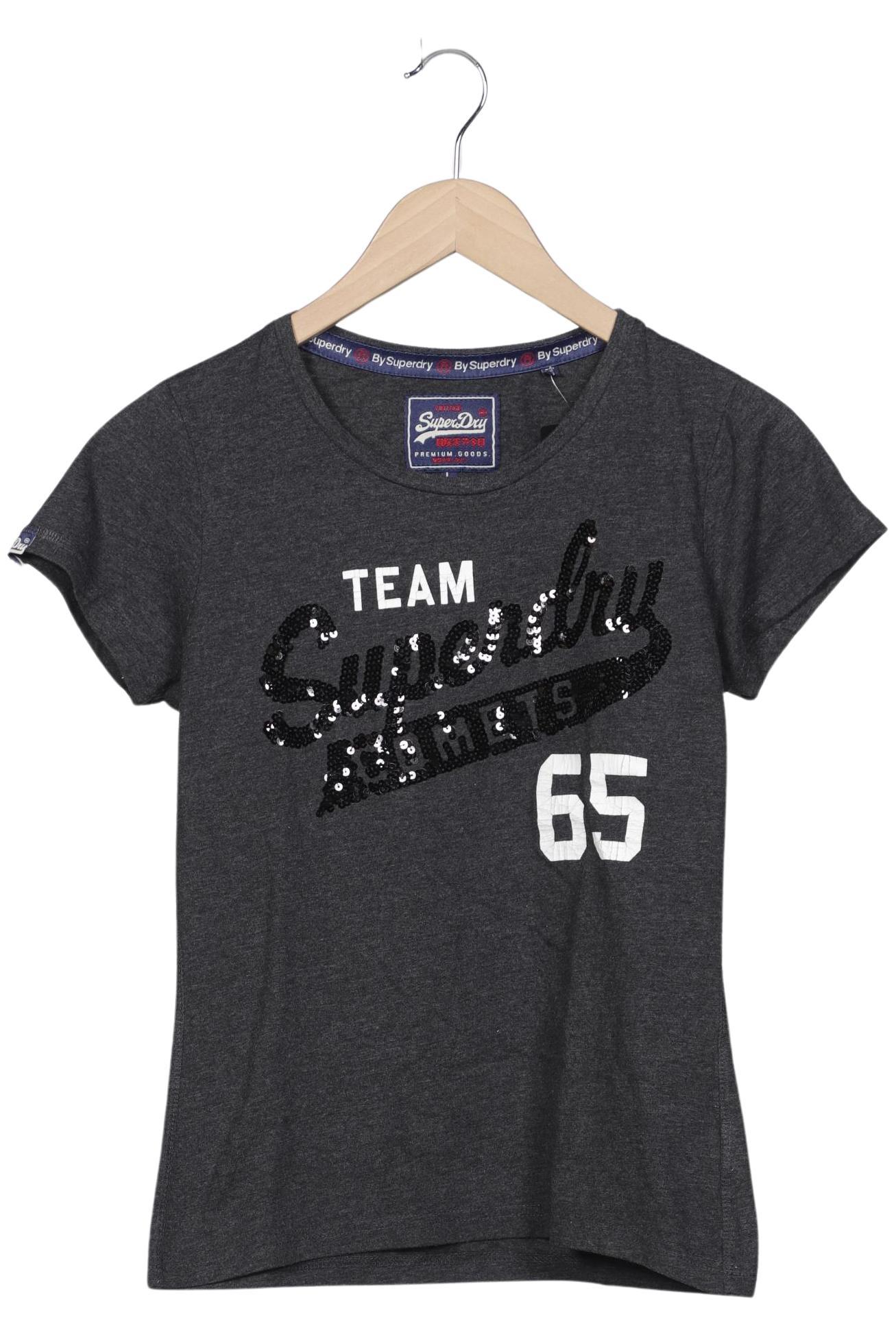 

Superdry Damen T-Shirt, grau, Gr. 42