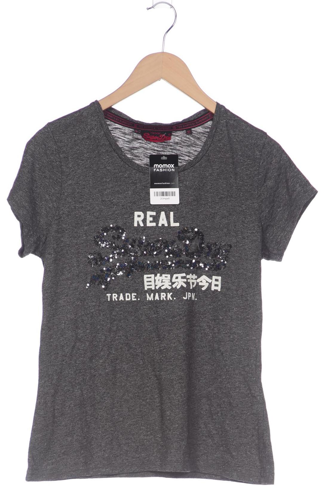 

Superdry Damen T-Shirt, grau, Gr. 42