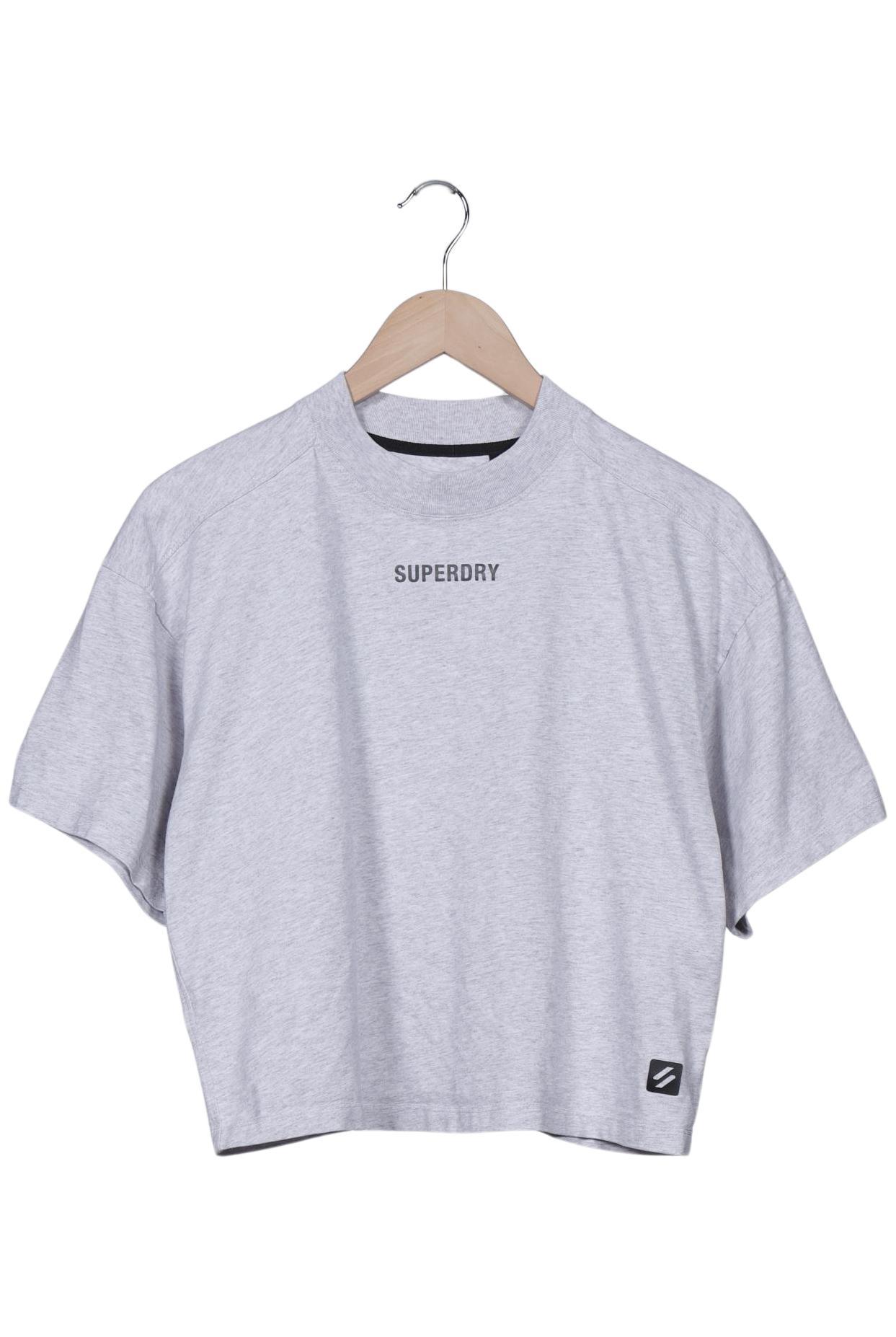 

Superdry Damen T-Shirt, grau, Gr. 40