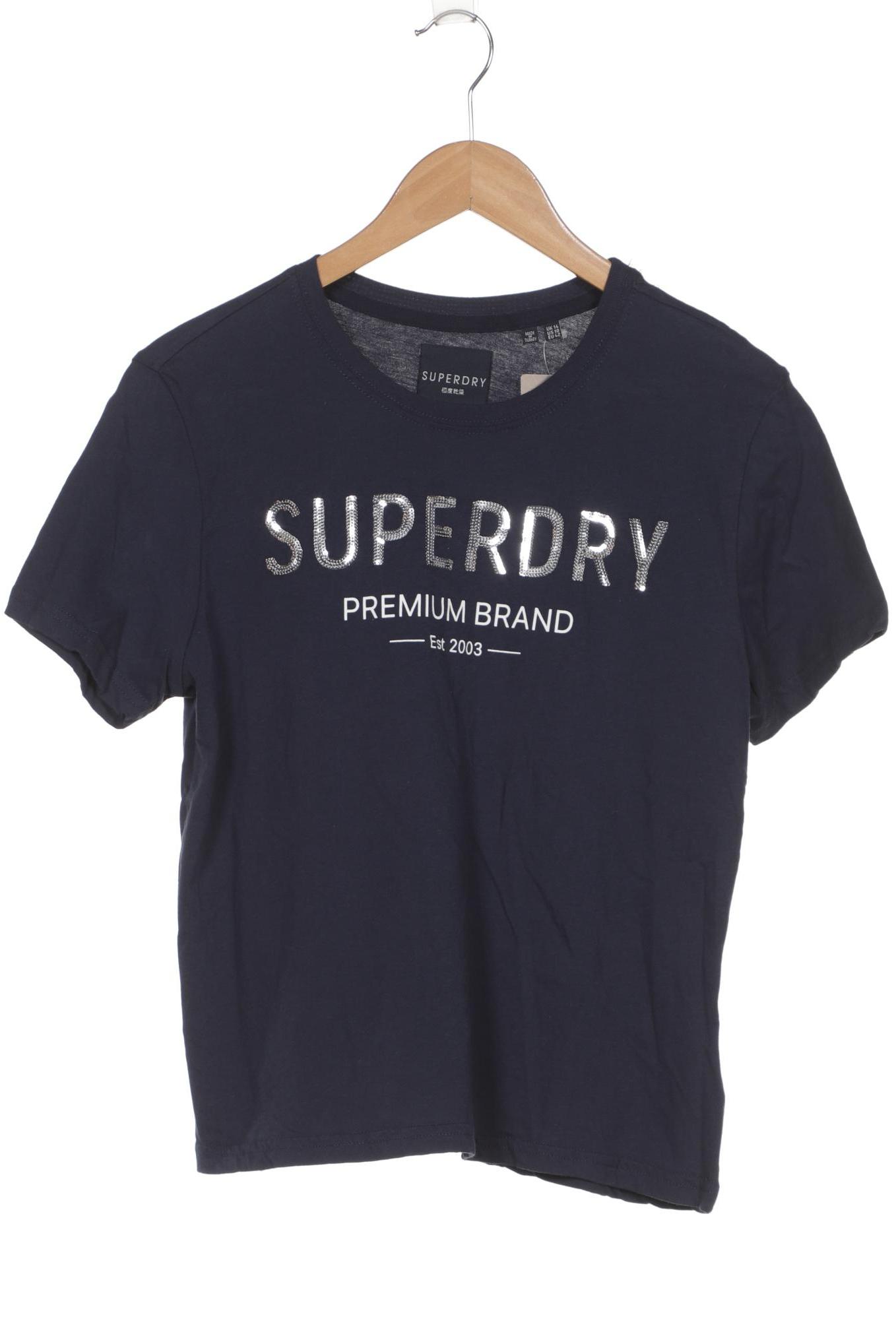 

Superdry Damen T-Shirt, blau, Gr. 42