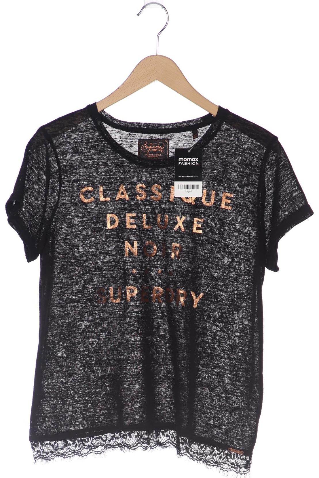 

Superdry Damen T-Shirt, schwarz, Gr. 42