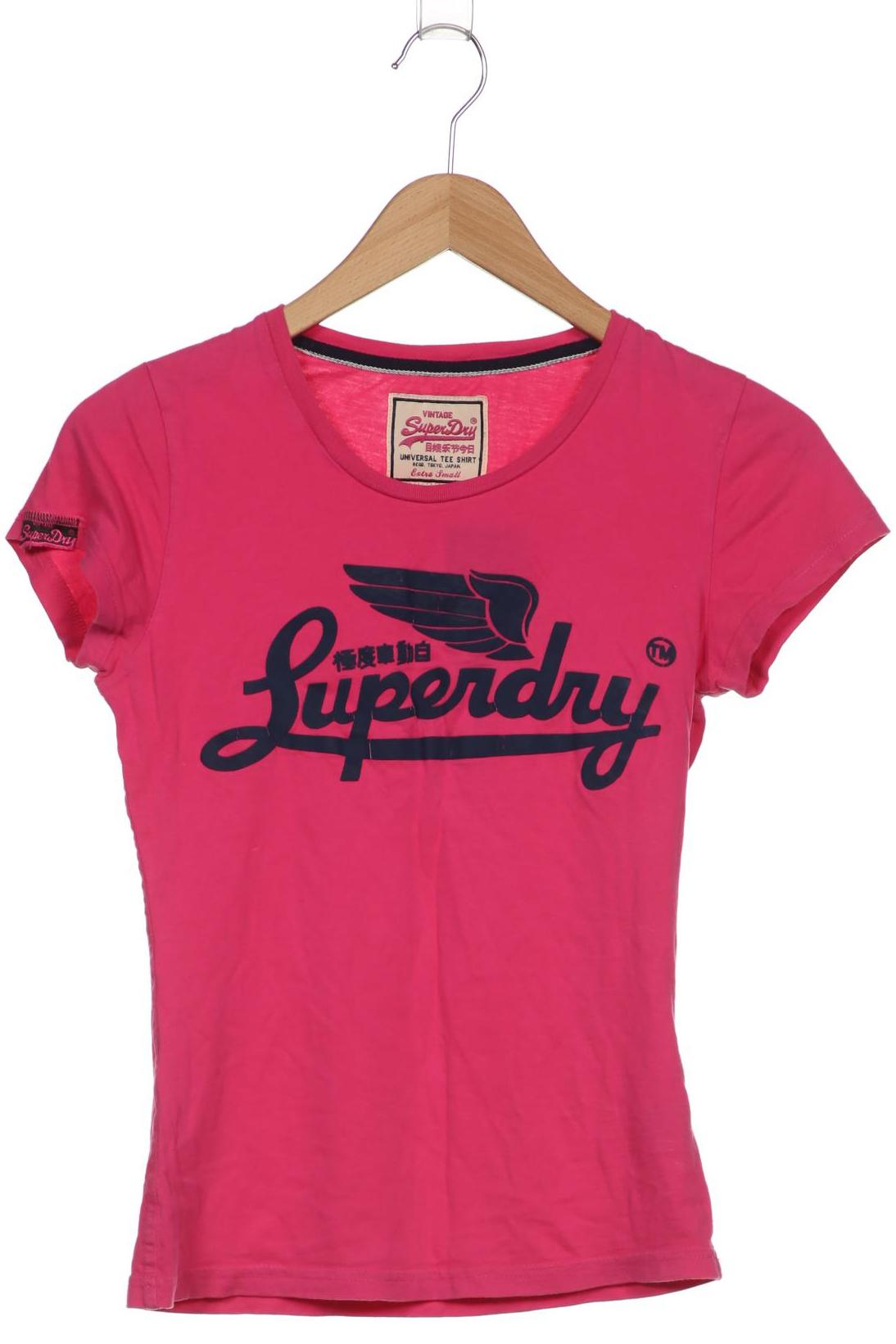 

Superdry Damen T-Shirt, pink, Gr. 34