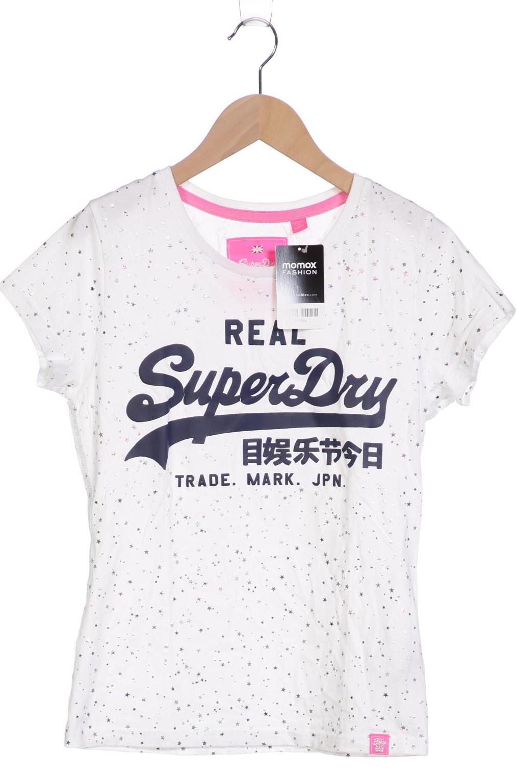 

Superdry Damen T-Shirt, weiß, Gr. 38