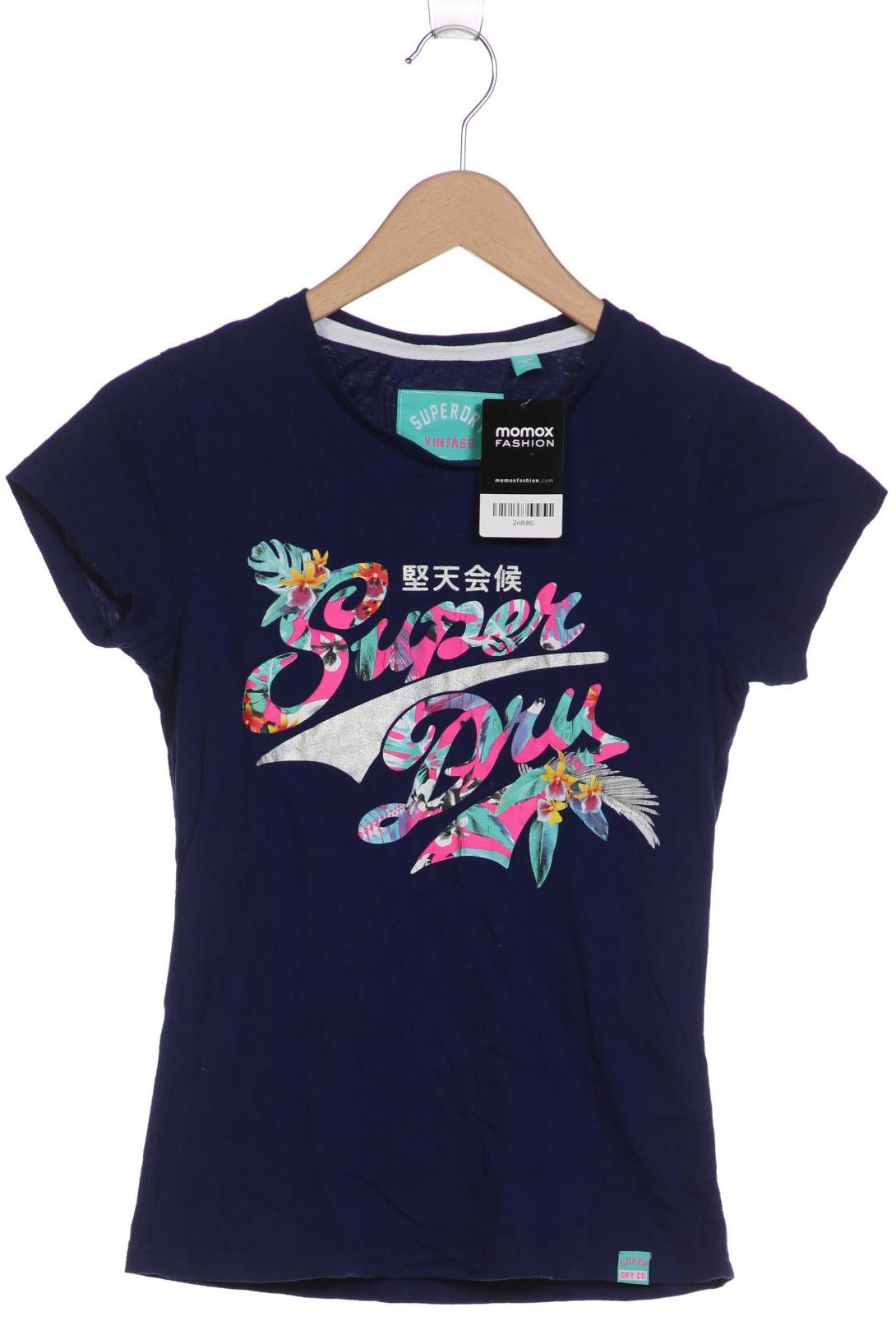 

Superdry Damen T-Shirt, marineblau, Gr. 38