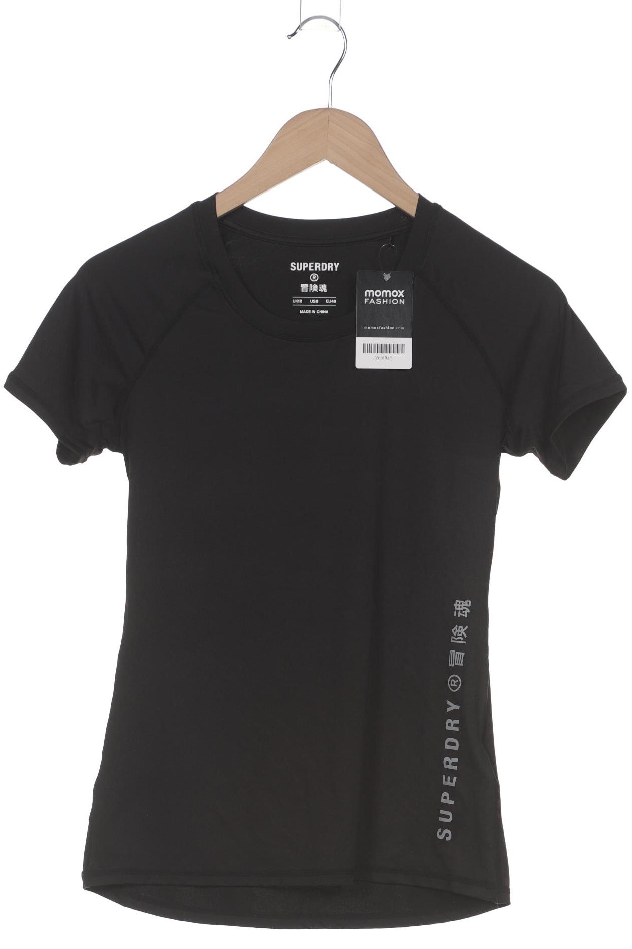 

Superdry Damen T-Shirt, schwarz, Gr. 40