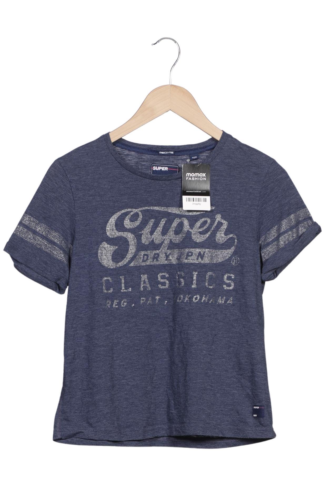 

Superdry Damen T-Shirt, blau, Gr. 36