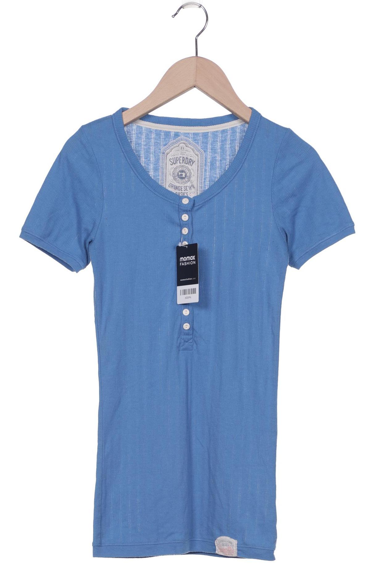 

Superdry Damen T-Shirt, blau, Gr. 36