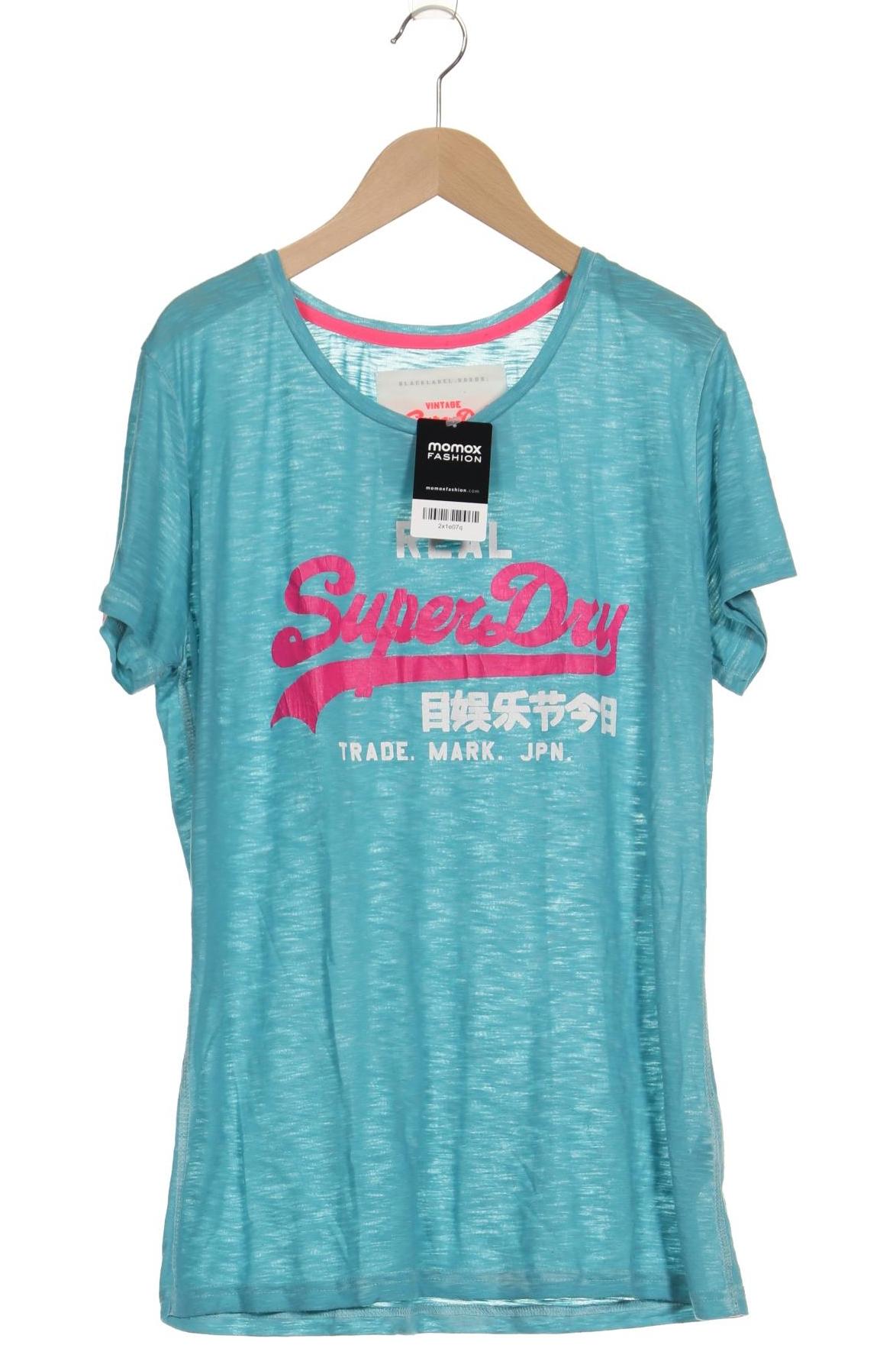 

Superdry Damen T-Shirt, blau, Gr. 44