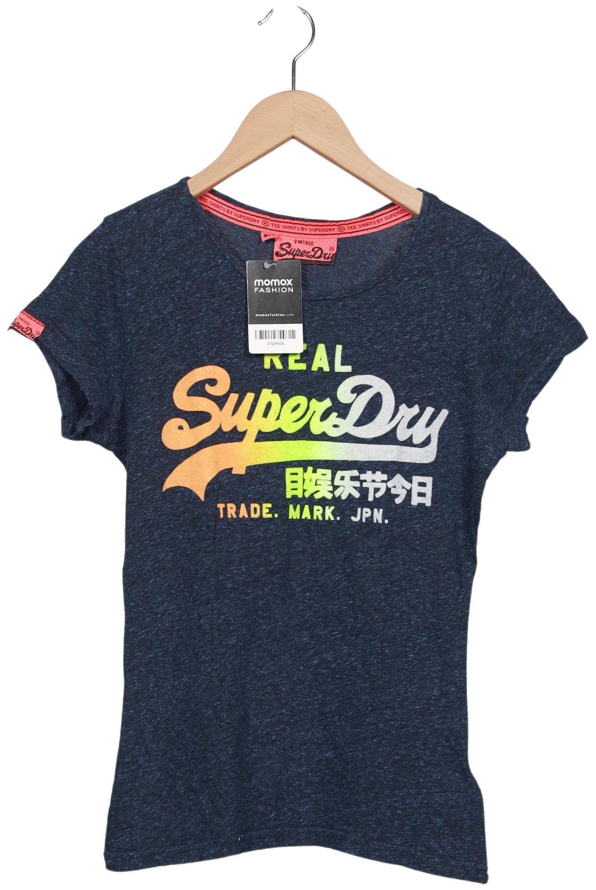 

Superdry Damen T-Shirt, marineblau, Gr. 38