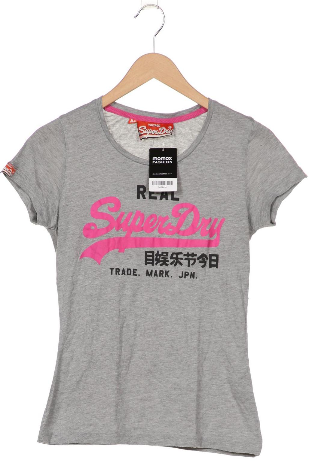 

Superdry Damen T-Shirt, grau, Gr. 38