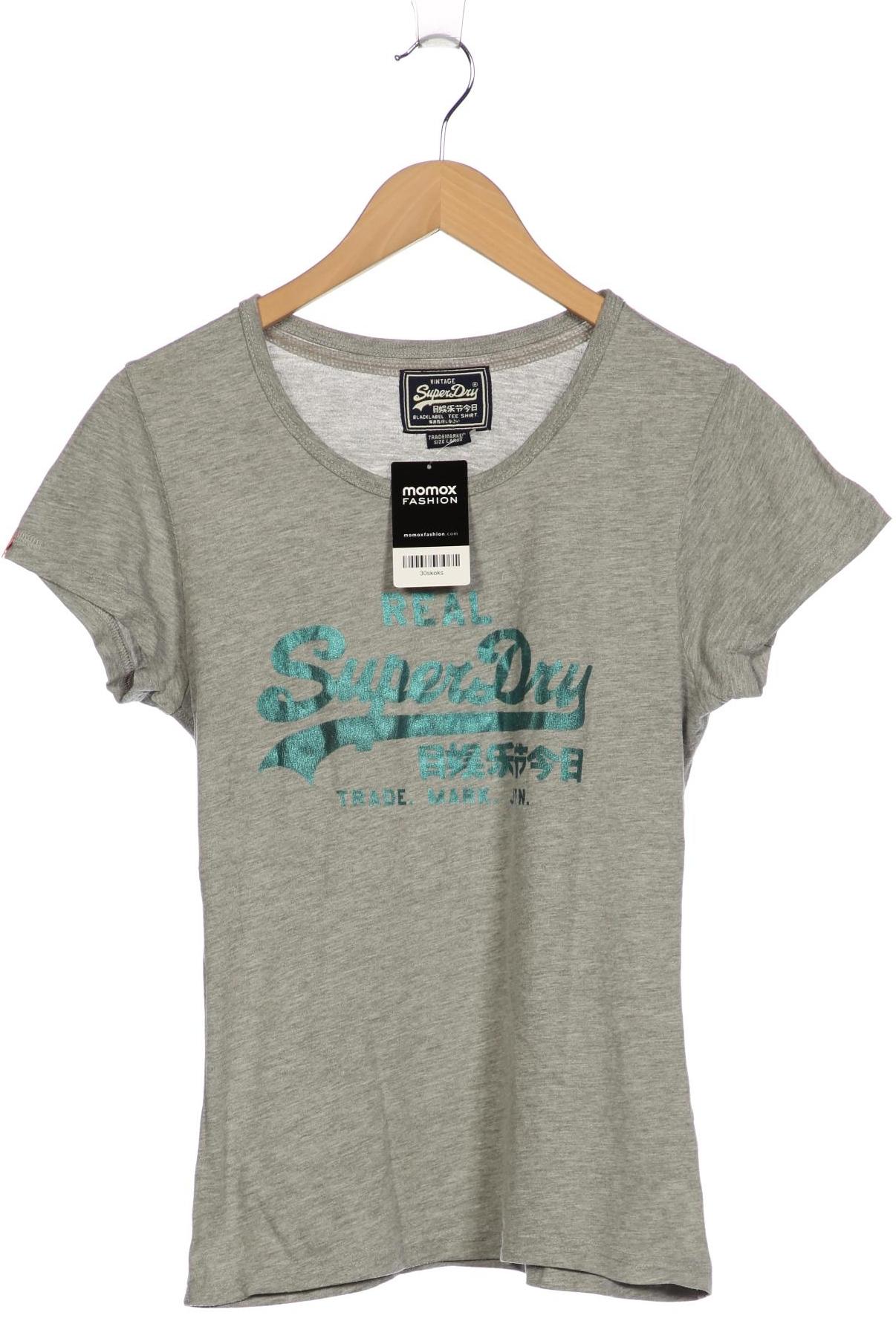 

Superdry Damen T-Shirt, grau, Gr. 42